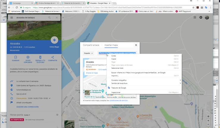 INSERTAR MAPA GOOGLE EN PÁGINA HTML