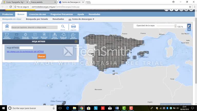 Tutorial portal descargas del CNIG