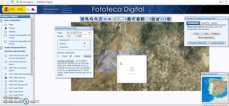 Visores ortofotos antiguas