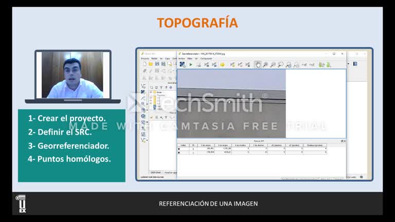Referenciación de la imagen de una fachada
