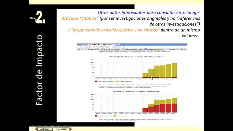 Tema 2, Apartado 2: Factor de Impacto en revistas
